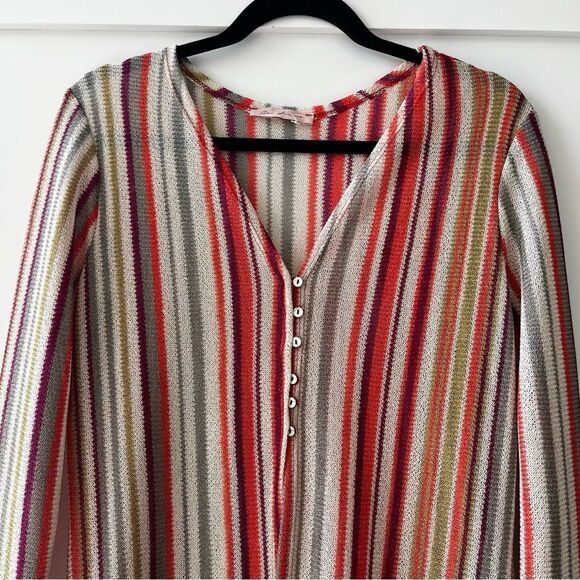 Striped Lightweight Maxi Duster - Picture 3 of 10